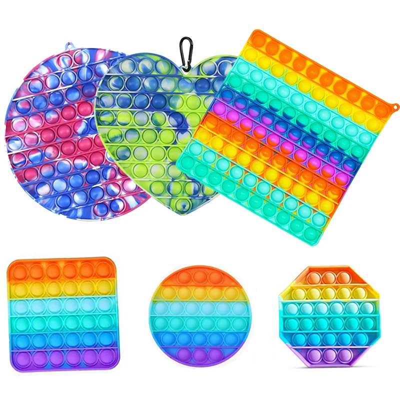 

12,5/20 см Лидер продаж пузырьковый фиджет сенсорные игрушки игрушка для взрослых для снятия стресса антистрессовая мягкая сжимаемая антистр...