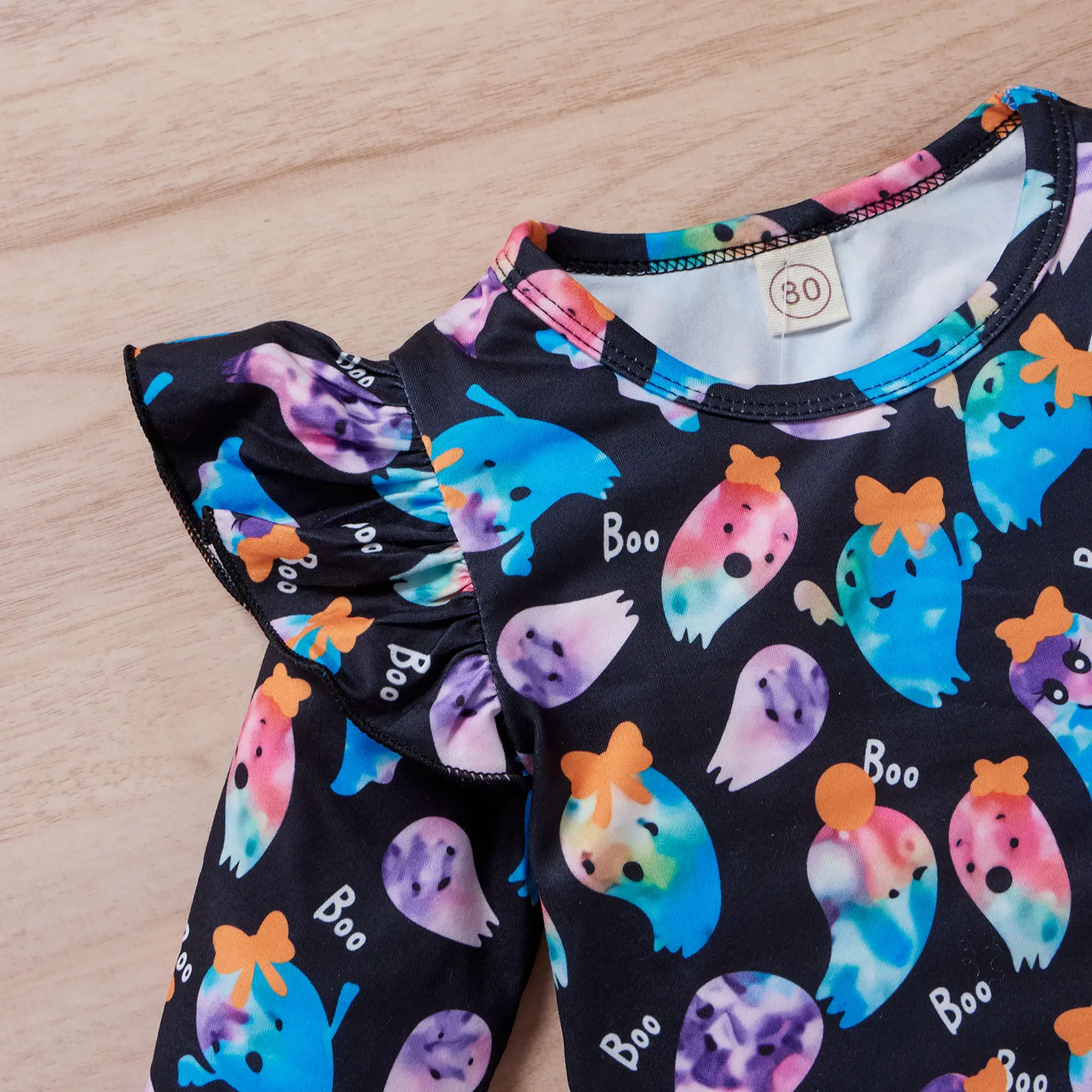 Футболка с длинным рукавом и круглым вырезом юбка на подтяжках для девочек 2 шт. |