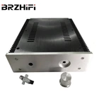 Двойной радиатор серии BRZHIFI Audio BZ2107, алюминиевый чехол для усилителя мощности сделай сам, корпус электронного корпуса, шасси инструмента