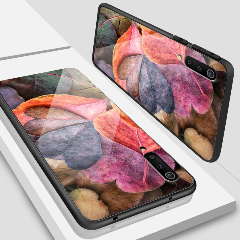 Для samsung Galaxy A40 A10 A20 A30 A50 A8S A6S A70 A80 A90 закаленное Стекло чехол J4Plus M10 M20 M30 Note9 роскошный защитный чехол - Цвет: H142