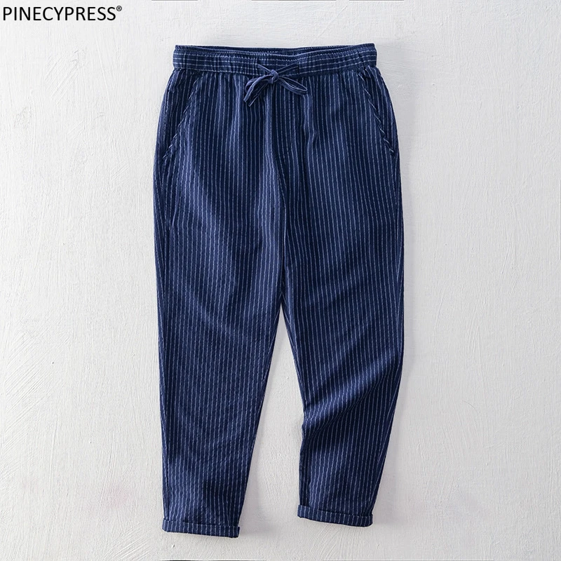 

89.6% хлопок 10.4% полиэстер антистатические быстросохнущие мужские брюки весна лето осень тонкие мужские повседневные брюки длиной до щиколот...