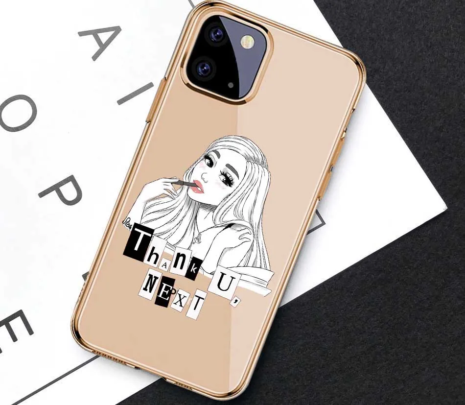 Спасибо следующий Ариана Гранде Мягкая силиконовая задняя накладка чехла из ТПУ