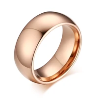 classic couples tungsten rings for men jewelry lovers alliance 4mm 6mm 8mm wedding bands mens ring rose gold color