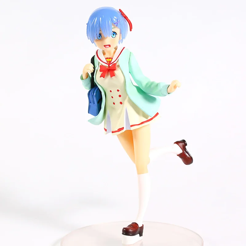 Re: Zero Начальная жизнь в другом мире школьная форма Rem Ver фигурка из ПВХ