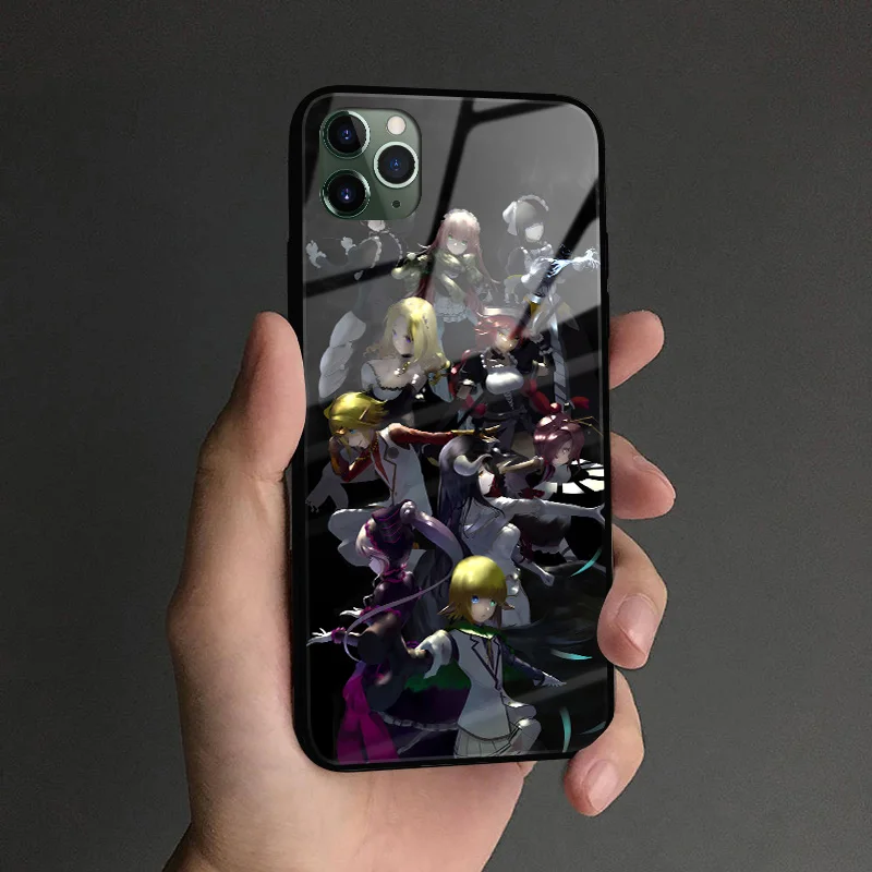Nazarick Logo Overlord аниме мягкий силиконовый стеклянный чехол для телефона iPhone 6 6s 7 8 Plus X