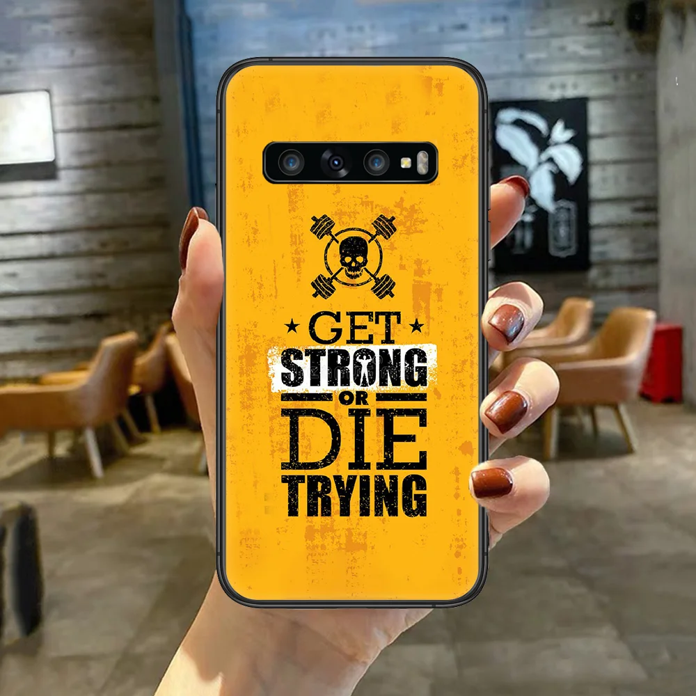 

Project Rock UA Phone Case Cover For For SamSung Galaxy S Note 7 8 9 10 20 Uitra Plus E Lite Black black Funda 3D Cover Luxury