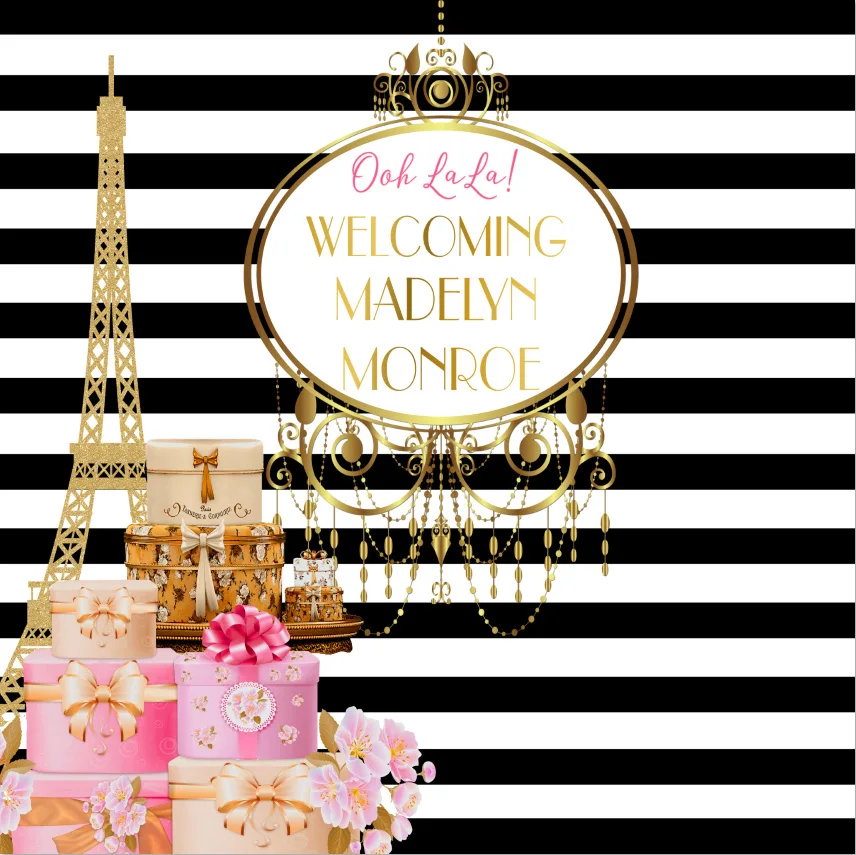 Es Gold Tower Stripes Custom Photo Studio Background Backdrop Vinyl 10x10 10x12