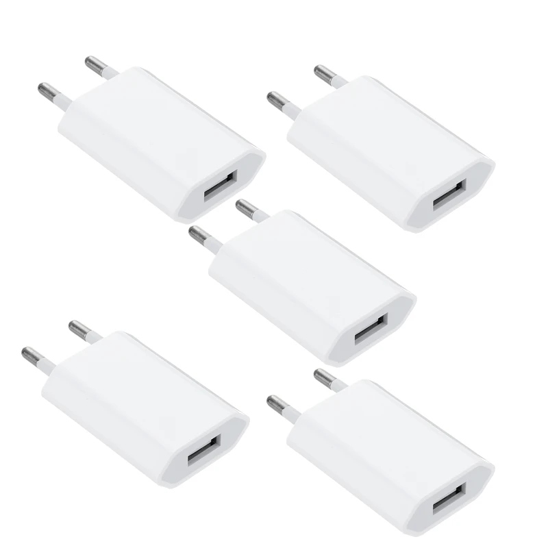 Настенное зарядное устройство с USB-портом 5 шт. В 1 А | Мобильные телефоны и