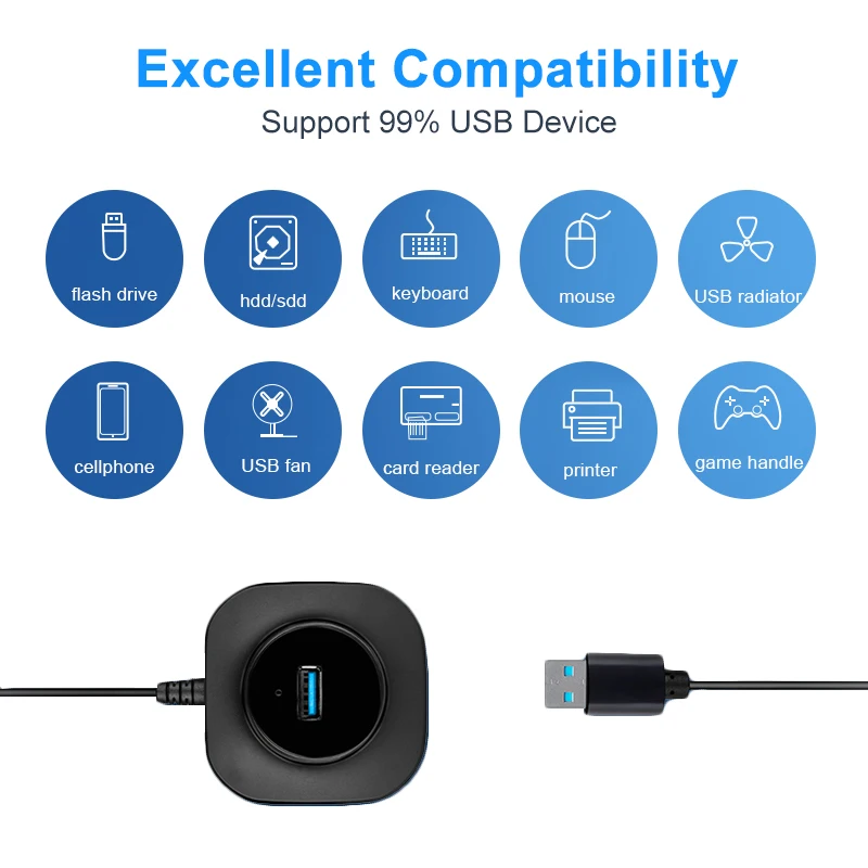 Usb-хаб 3 0 Тип c-многофункциональный концентратор разветвитель расширения 4