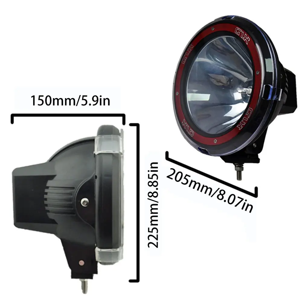

2pcs 7 inch 100W Driving Lights HID XENON 12V Super Bright Spot Light Off Road Work Lamp Outdoor Night Light