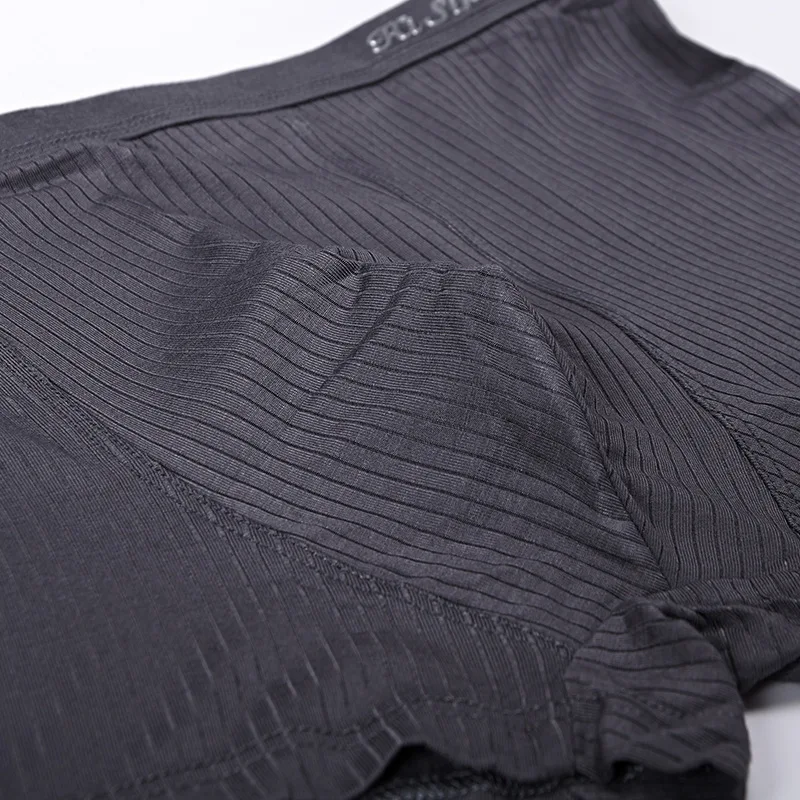 Breathable Mens Boxers Underwear Brand Sexy Boxershorts Men Lightweight Stretch Knit Boxer Letter Print 3 Pack Fibra De Bambu XL