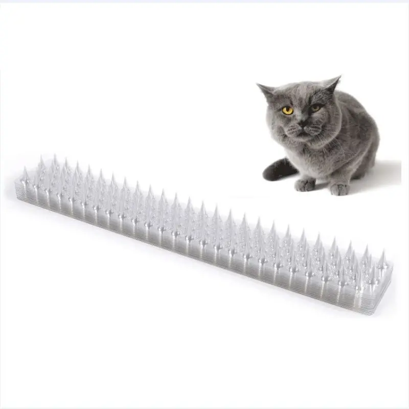 1Pcs Fence Wall Spikes Cat Animal Repellent Plastic Anti Theft Deterrent For Garden Fences Invader Bird Dog Repeller | Дом и сад