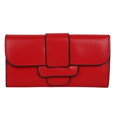 Red Модный женский кошелек, кошелек, держатель для карт, женский клатч, Длинный кошелек, много карт, роскошный дизайн, женские кошельки для монет - Цвет: Red