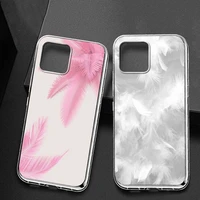 luxurious feathers phone case for iphone 11 12 13 pro xs max 12 13 mini 8 7 6 6s plus x se 2020 xr phone covers
