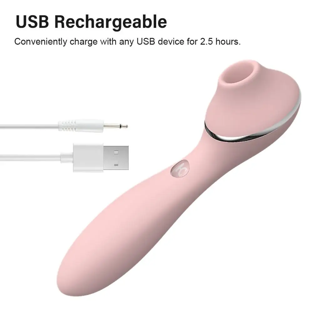 Женская Массажная палочка с вибрацией и подогревом для сосания клитора женское