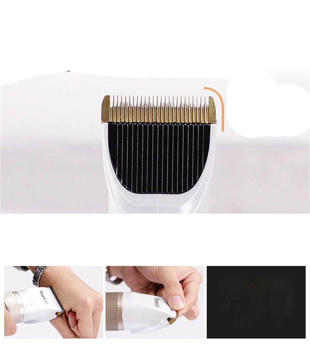 

Electric Hair Trimmers Hair Clipper For Men Kids Cordless Waterproof Beard Trimmer Quiet Home Haircut Clipper With Comb Hair Bib