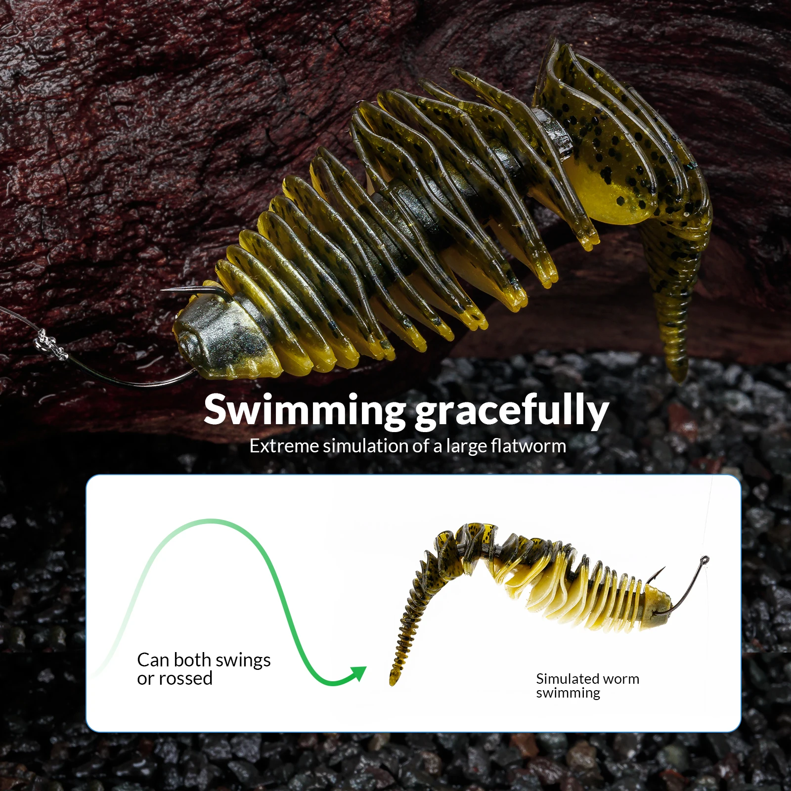 Мягкие приманки для рыбалки 80 мм 100 Искусственные воблеры Мягкая приманка червь