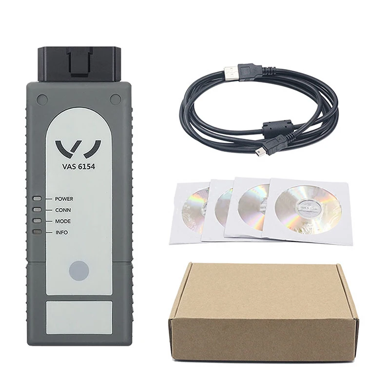 Диагностический сканер VAG VAS6154 V5.26 с Wi-Fi и полным чипом на нескольких языках |