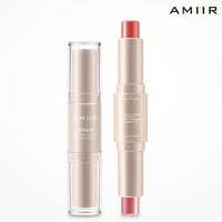 amiir multifunctional set blushcolorful double headed blush stick rouge face makeup