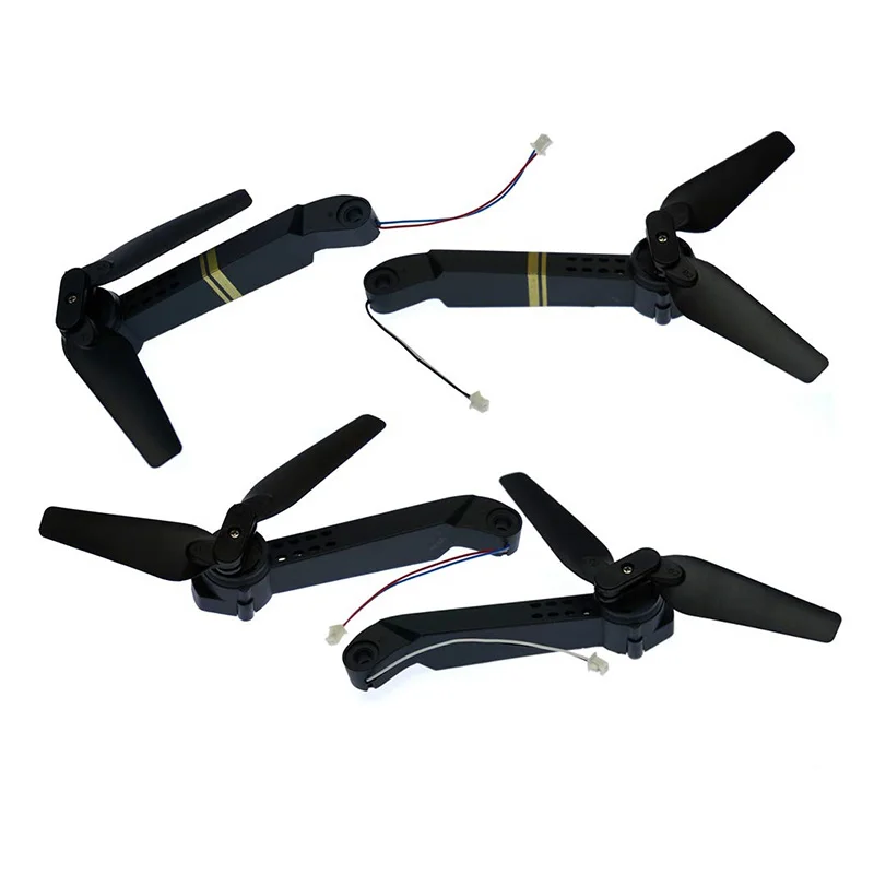 E58 RC Квадрокоптер запасные части оси руки с мотором и пропеллером для FPV гоночного