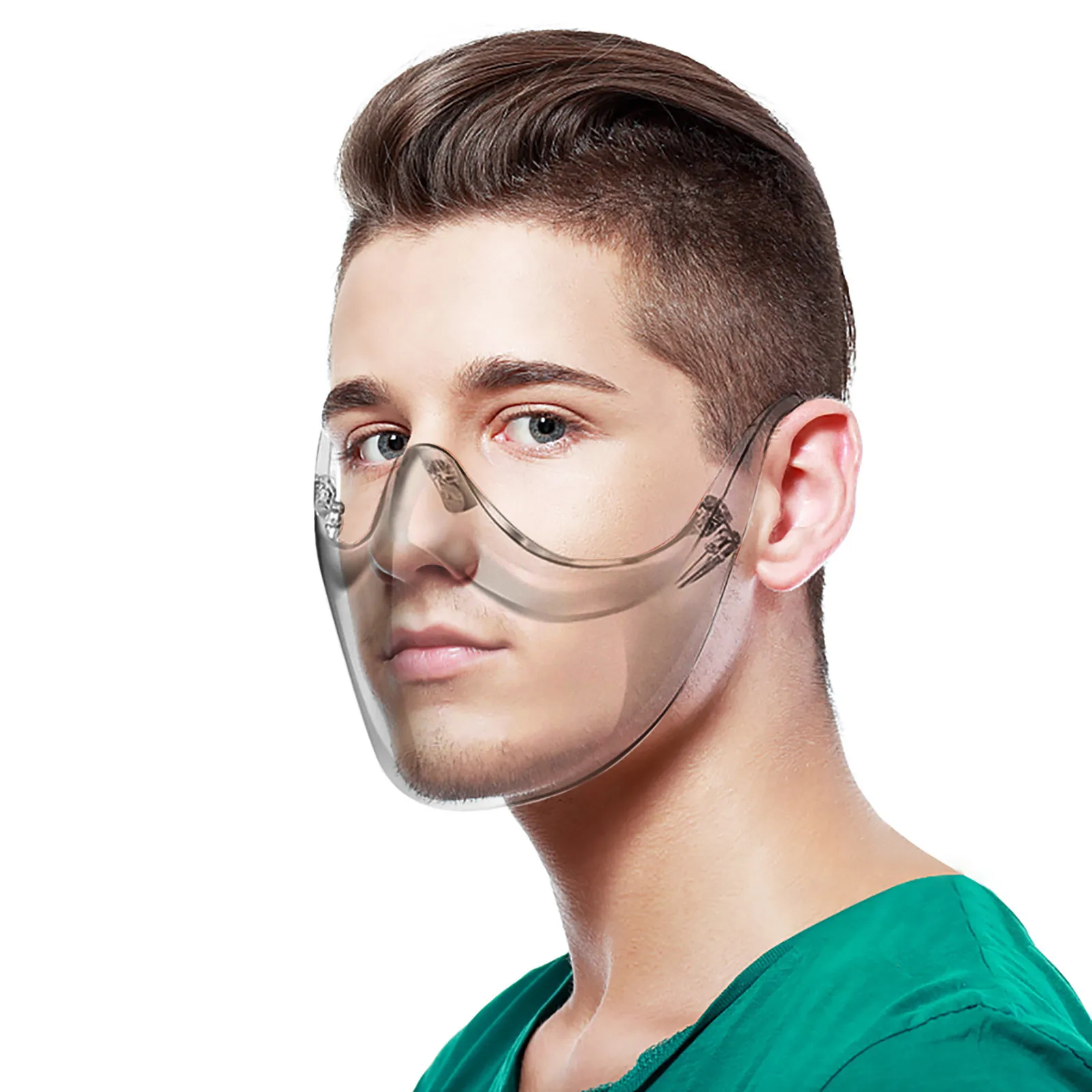 5 шт. многоразовый уход за кожей лица маска прозрачный черный прочный Хэллоуин