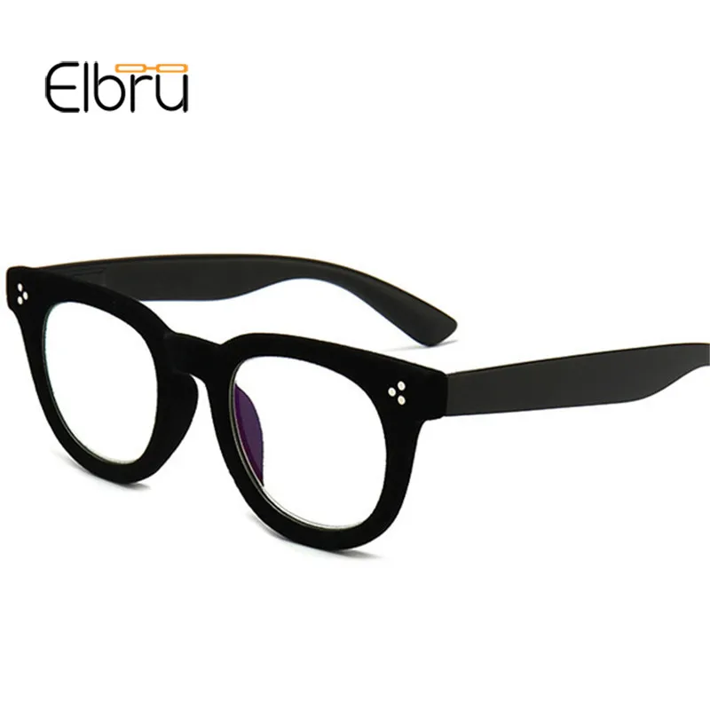 

Elbru Ultralight Anti Blue Rays Reading Glasses Vintage Velvet Square Presbyopic Glasses Hyperopia Eyeglasses +1.0 to +4.0