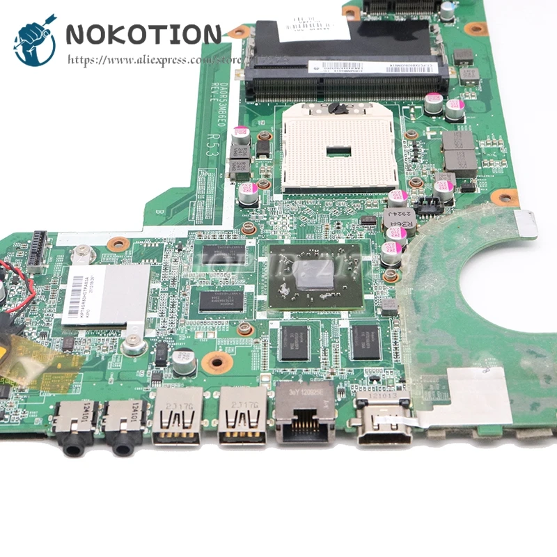 NOKOTION 683030-001 683030-501 DA0R53MB6E1 PC основная плата для hp Pavilion G6 G6-2000 G4 G4-2000 материнская плата для ноутбука G7-2000