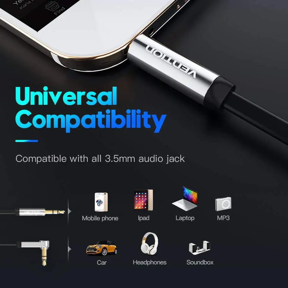 BEESCLOVER 3 5 мм вспомогательный аудио кабель 90 градусов правый угол Jack совместимый