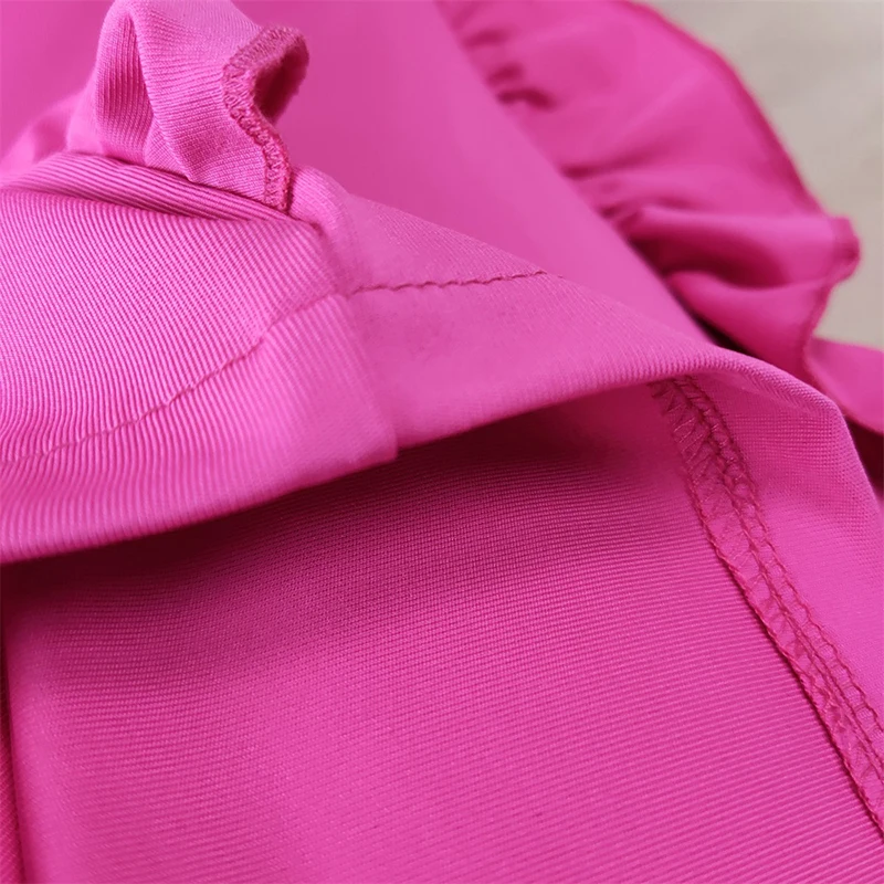 Для женщин тонкий плотный платье с оборками без рукавов длины макси платья