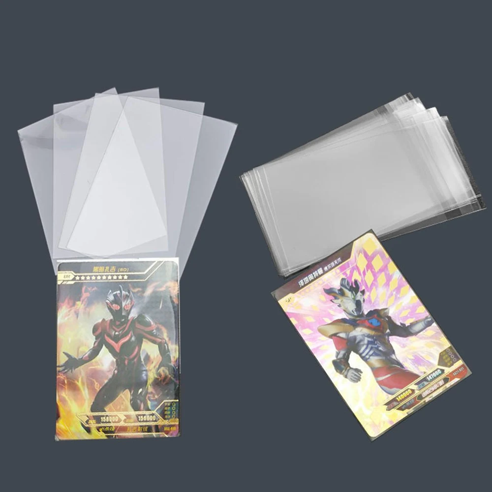 Защитная пленка для настольных игр, 100 шт., прозрачная герметичная Коллекционная Защитная пленка для хранения карт, таро