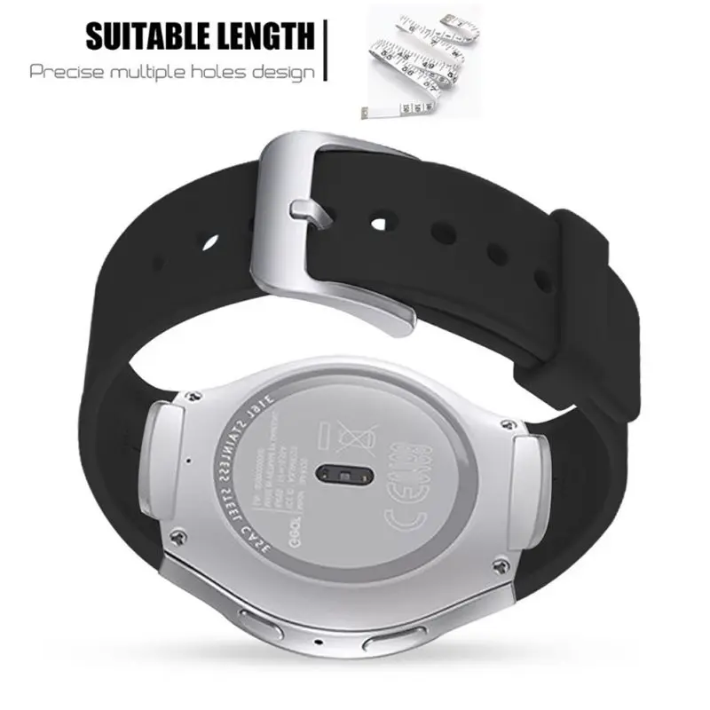 Ремешок для часов для смарт samsung gear S2 Watch Band Стильный силиконовый сменный ремешок спортивные ремешки для часов