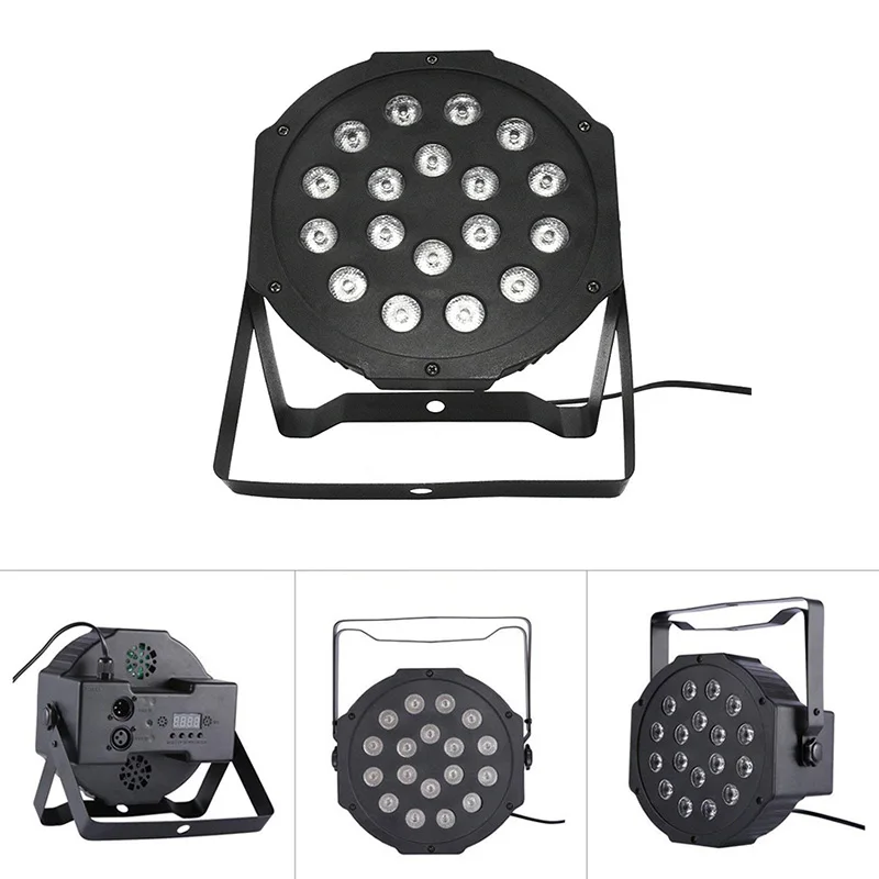 

18 LED flat par light RGBW full color DJ hand washing light stage lighting disco DJ DMX512 decorative light RGBW effect light