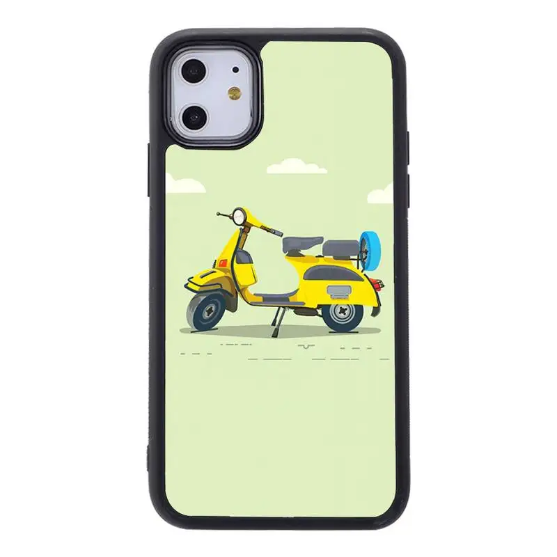Чехол для телефона Vespa скутера велосипеда мотоцикла Iphone 5 SE 2020 6 6s 7 8 plus X Xr XS 11 12 13 Mini