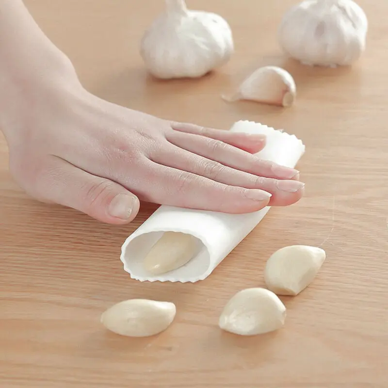 Силиконовый очиститель чеснока Легкая очистка полезные кухонные инструменты