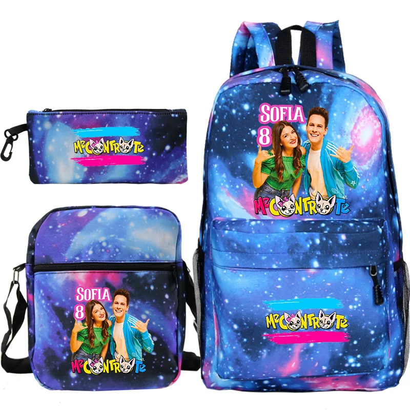 Me contro Te 3pcs Set Backpack Students School Bags Adult Travel Teens Casual beautiful pattern rucksack 16 Inch | Багаж и сумки
