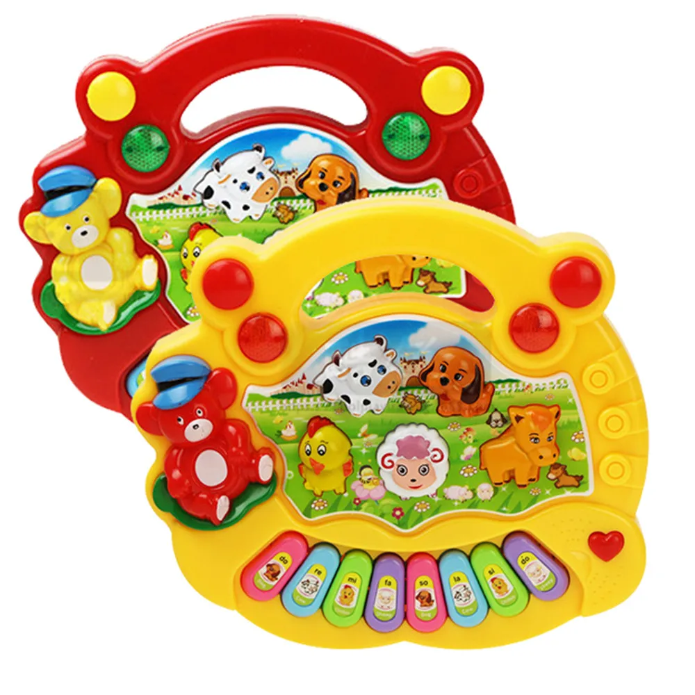 

Music Pc Children's Animal Farm Piano Music Toy Educational Electronic Organ Baby Playing Instrument Recognition Ability