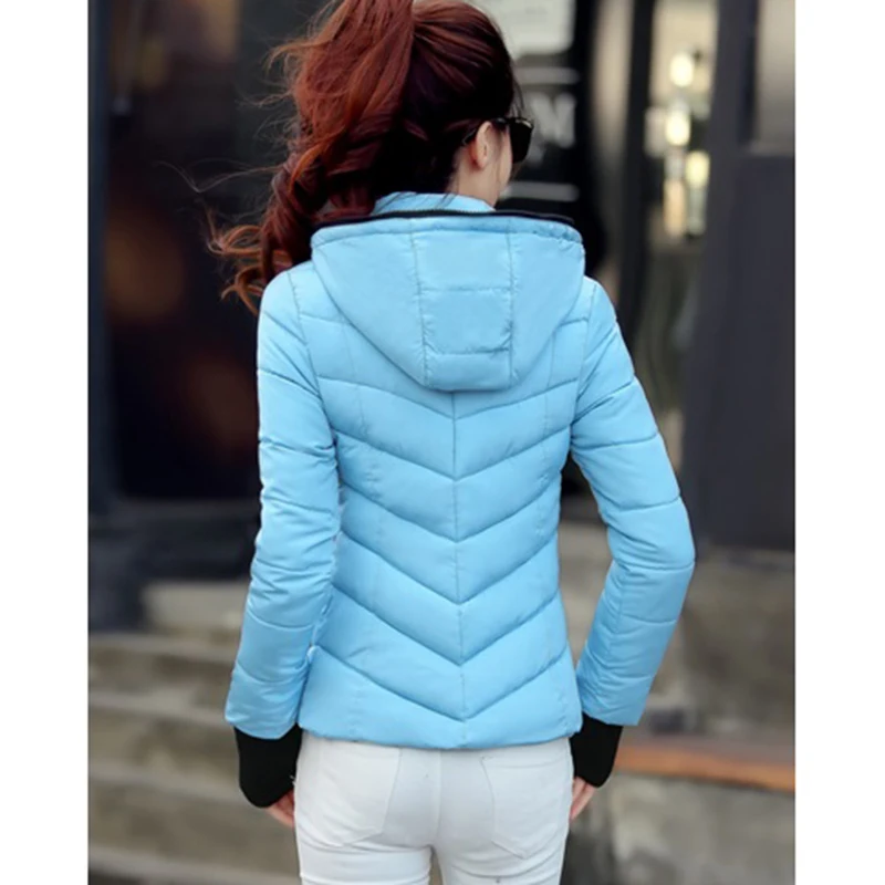 

Hot sale Winter Jacket Women Cotton Padded Coat New Hooded Short Student Outerwear Thicke Warm Winter Parka Coat Plus Size 3XL