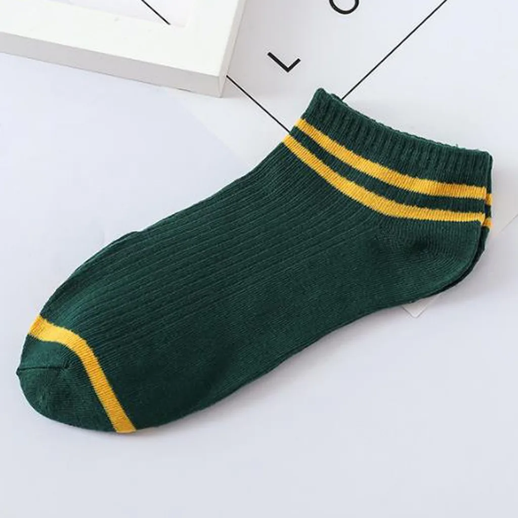 Модные носки унисекс в полоску для скейтборда удобные хлопковые свободные