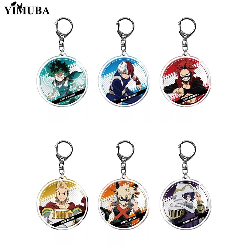 С героями из мультфильма Мой герой Академии брелок 11 видов стилей Boku без кольцо
