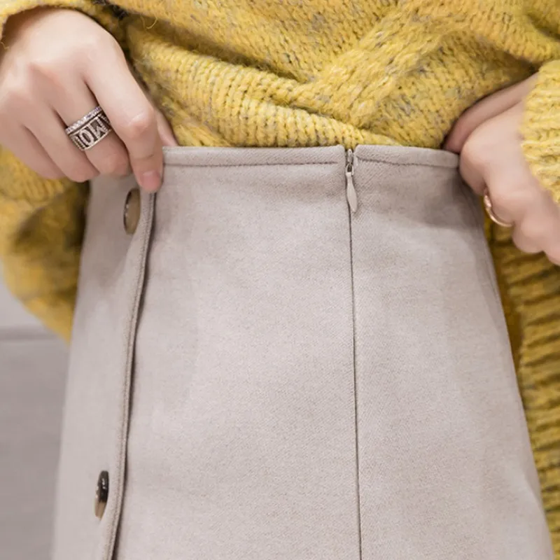Однотонная женская юбка женские модные юбки в Корейском стиле 2019 с высокой