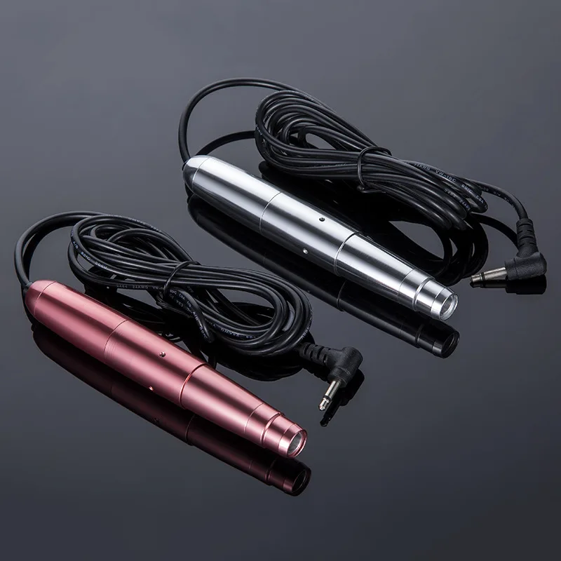 Ротационная тату машинка Перманентная фотография с швейцарским мотором розовая