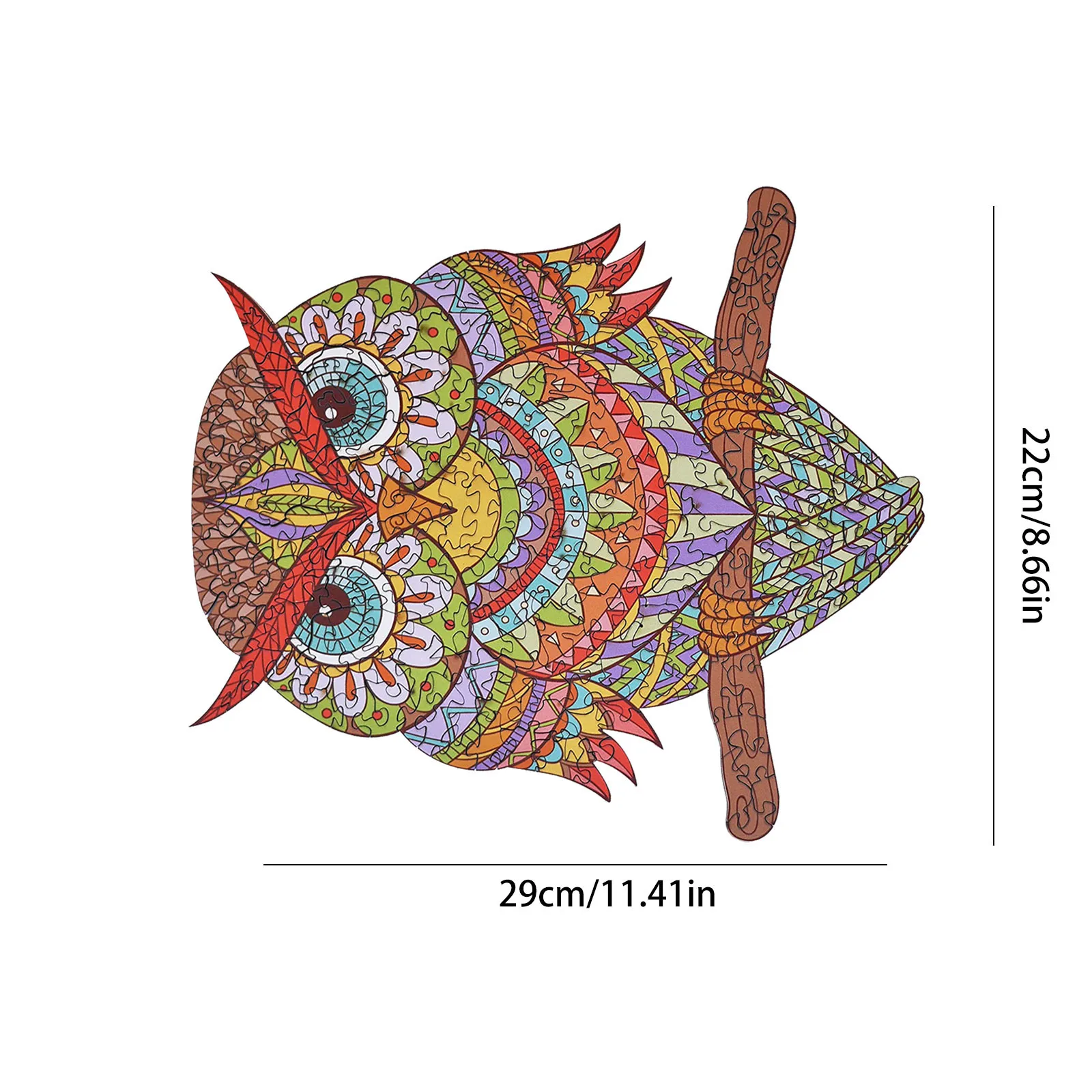 

HIINST Big Eyed Owl Shape Building Block Jigsaw Puzzle Toy Each Pieces Unique Shape Adult Decompression Toys New