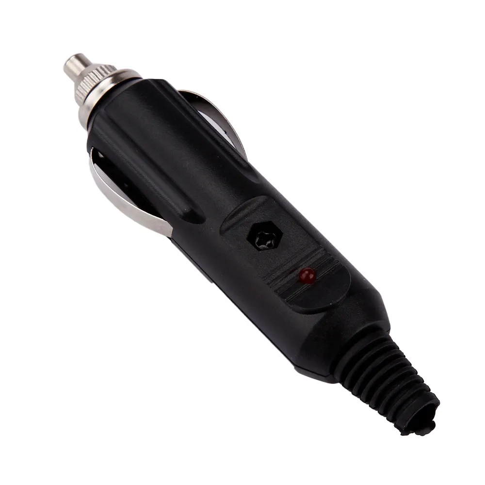 

12v Male Car Cigarette Lighter Socket Plug Connector 5A With LED & Fuse Cigarette Lighter Plug Connector #YL1