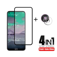 4 in 1 for nokia 3 4 glass for nokia 3 4 tempered glass full hd screen protector protective camera flim for nokia 3 4 lens glass