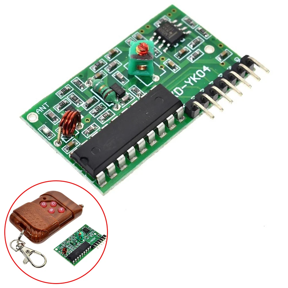 Лидер продаж новый пульт дистанционного управления 1 комплект IC 2262/2272 4-канальный