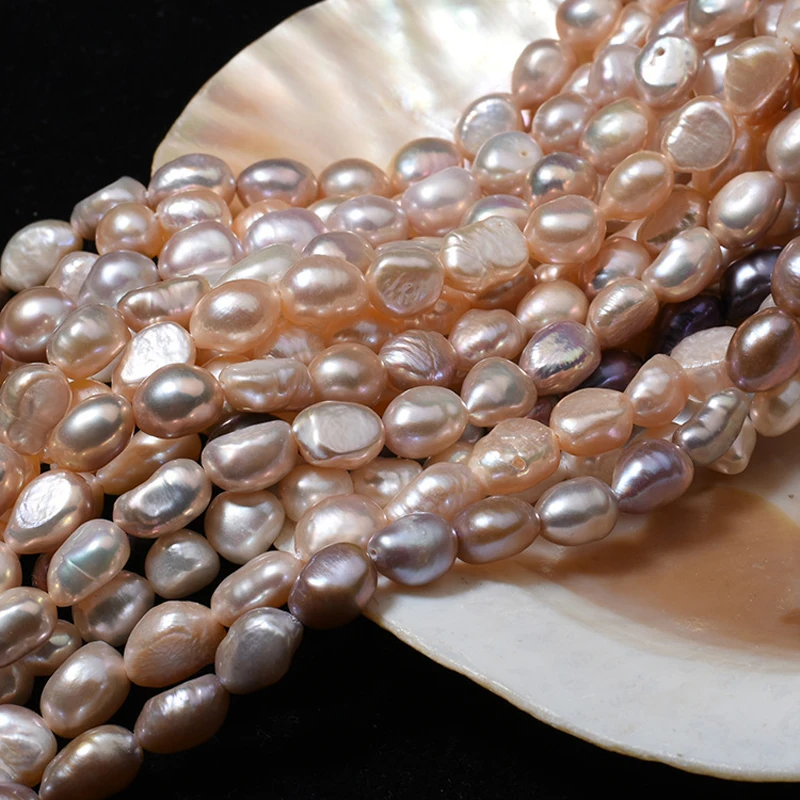 

MeiBaPJ8.5-9.5mm Natural freshwater shaped baroque pearls jewelry earring accessories diy manual irregular pearl beads wholesale