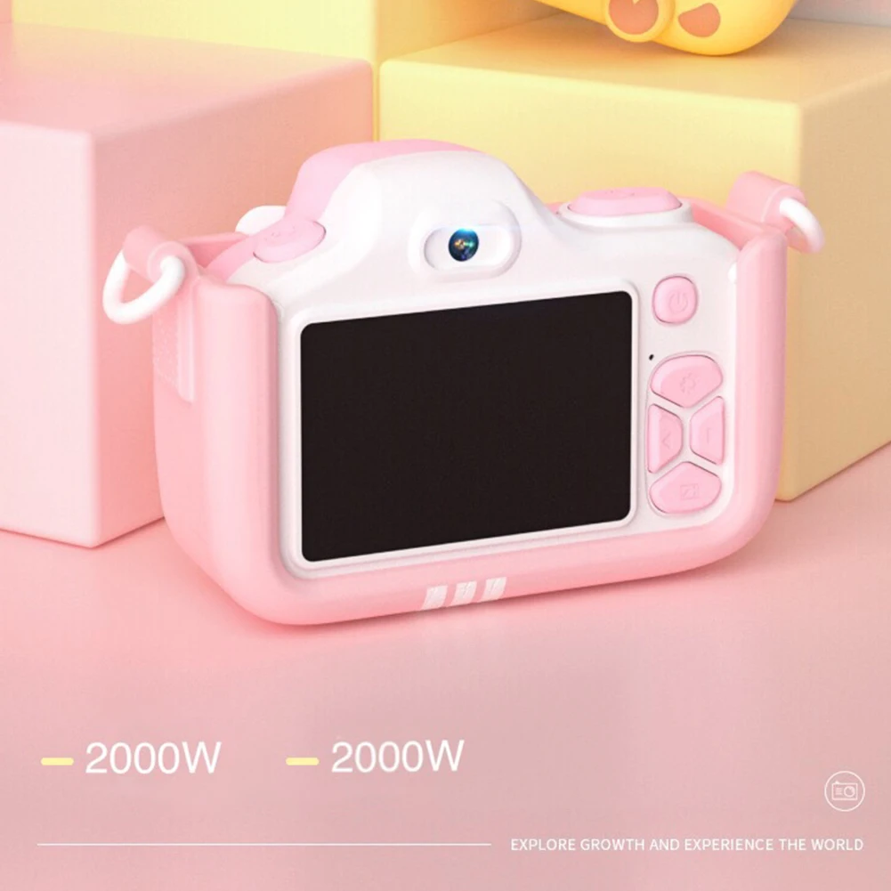 Дети Путешествия видео большой экран Портативный селфи с силиконовым чехлом