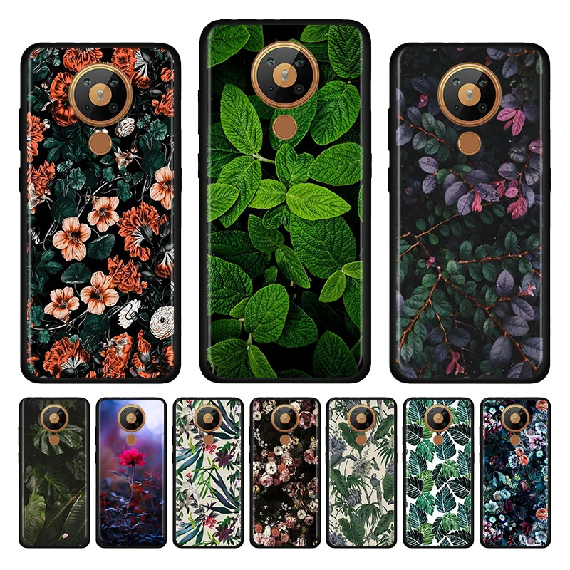 

Green plant leaves Flower Phone for Nokia 2.4 3.4 C3 C5 Endi C2 tenen tava 2.2 2.3 3.2 4.2 6.2 7.2 1.3 5.3 8.3 Case Shell