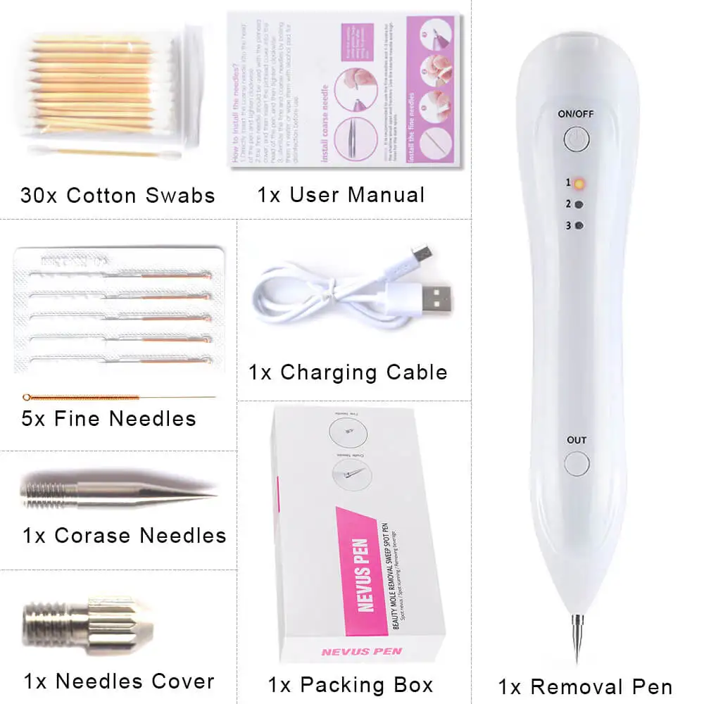 Ручка для удаления кожных меток уход за кожей лазер моль татуировка карандаш