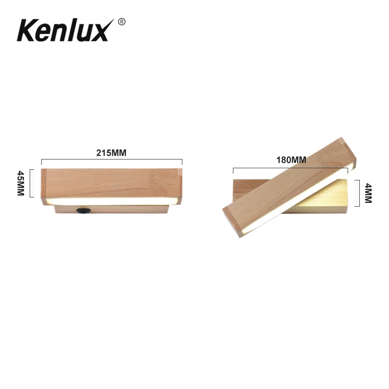 Деревянные современные светодиодные Настенные светильники прикроватный